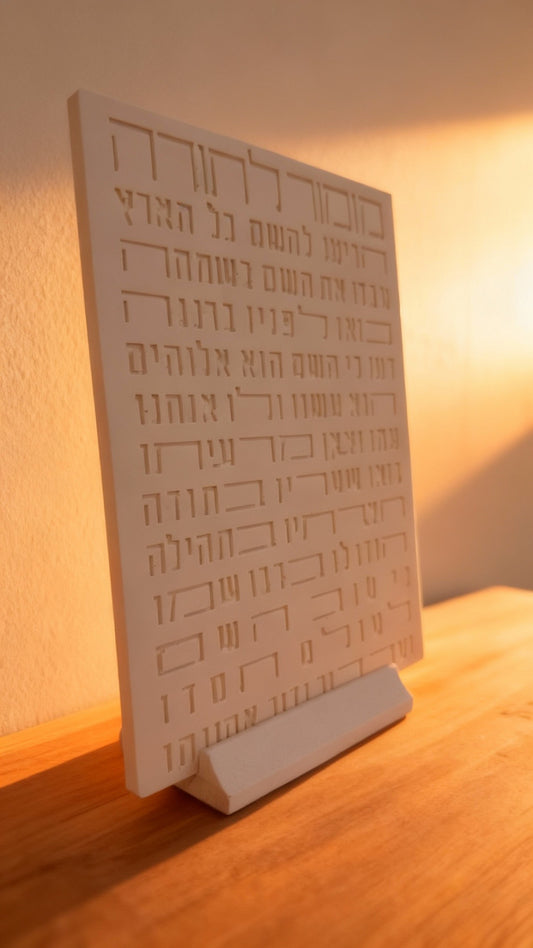 Mizmor LeTolda – Cement Plaque